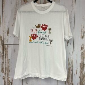 SPCAI, Pet Lover's Graphic T-Shirt. Size Large. In pristine condition!